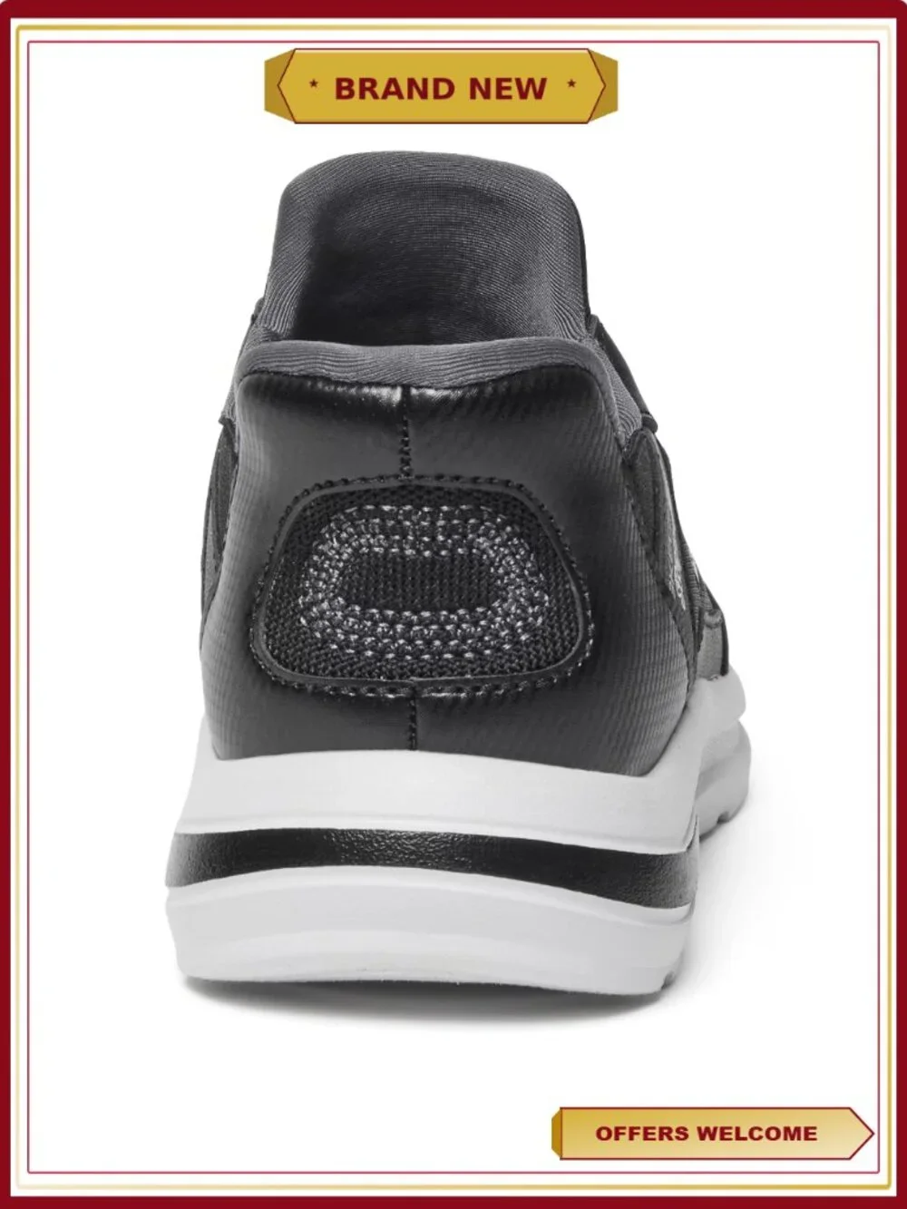 Boys Hands Free Step-Ins Slip-On Sneakers with Memory Foam, Mesh & Synthetic